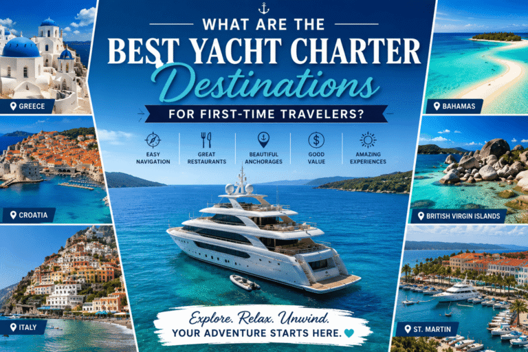 What Are the Best Yacht Charter Destinations for First-Time Travelers?