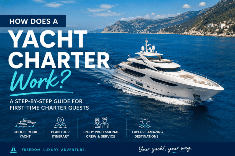 How Does a Yacht Charter Work? A Step-by-Step Guide for First-Time Charter Guests