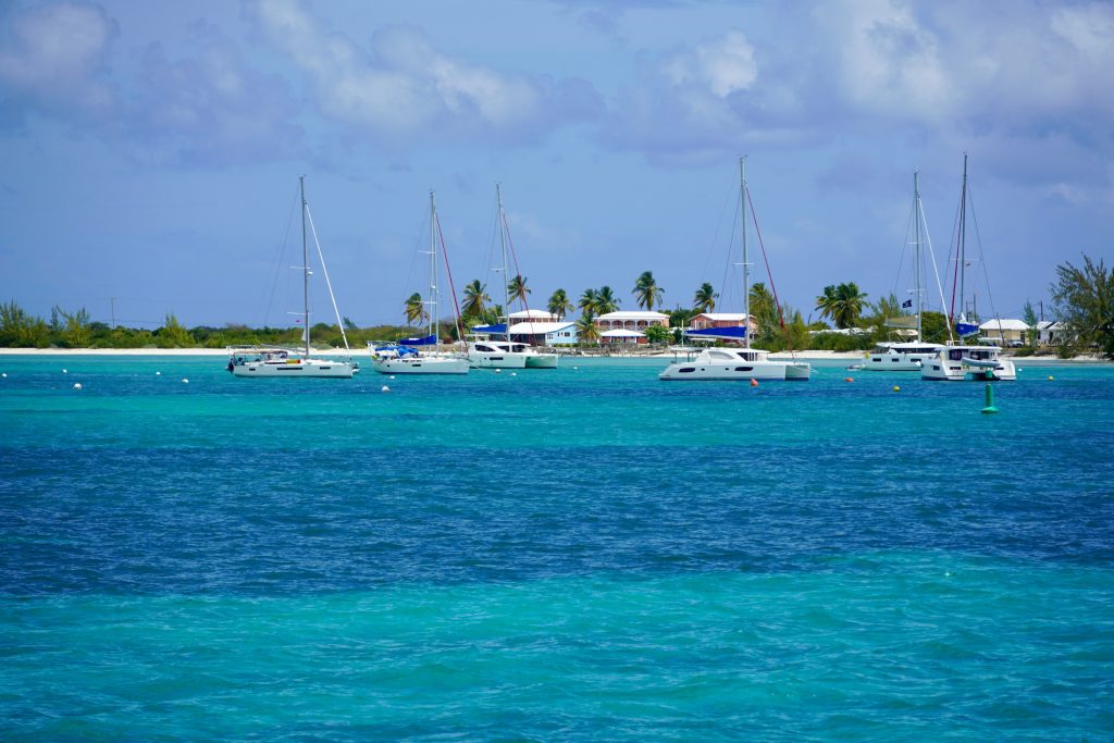 The beautiful waters off Anegada Island British Virgin Islands