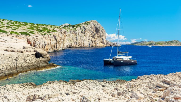 Mana Island in the Kornati National Park, Croatia
